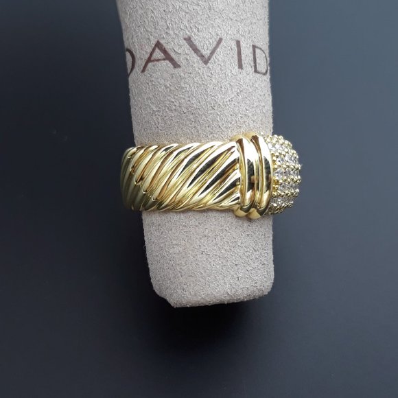 David Yurman Metro Ring 10mm wide - Picture 2 of 10